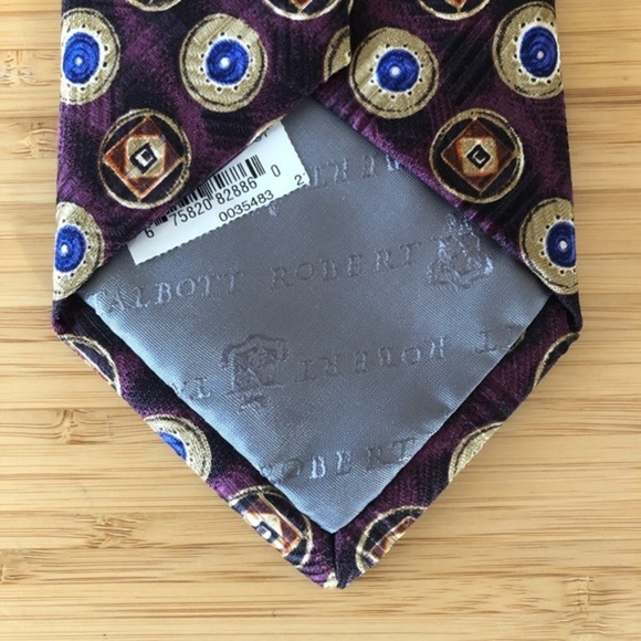 Robert Talbott Best Of Class Silk Tie In Red/Tan! - Picture 3 of 6